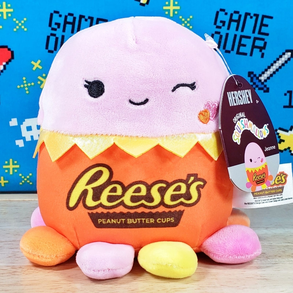 Squishmallow Jeanne the Octopus 5" UltraSoft Hershey Plush Toy NWT